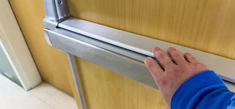 Installing a Push Bar on a Door Casselberry